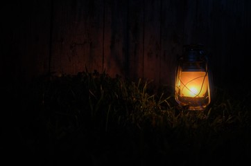 Lamp on the grass