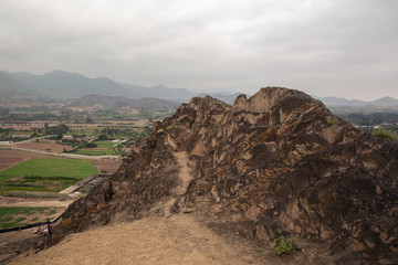 Village in the mountains of Peru.