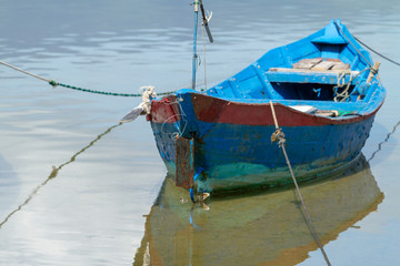 Colourful fishing boats, Vietnam