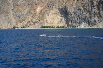 Obraz premium Karge Küstenlandschaft bei Sfakia, Südküste Kreta, Griechenland