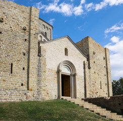 The church of St.George in the orthodox Djurdjevi Stupovi Monastery in Serbia