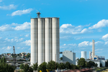 Getreidesilos in Heilbronn