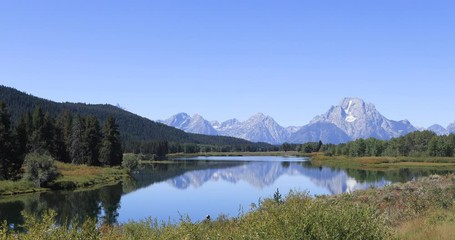 Grand Teton mountains over Snake River photography. Mountaineering, hiking, fishing and recreation. 2.5 million visitors a year. Geography, geology, environment, history, natural beauty.