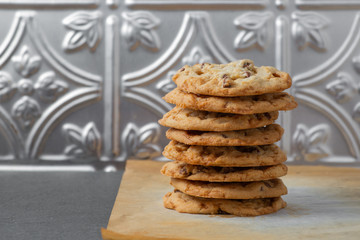 Caramel Chocolate Cookie Stack