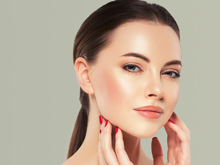 Beauty woman healthy skin face 
