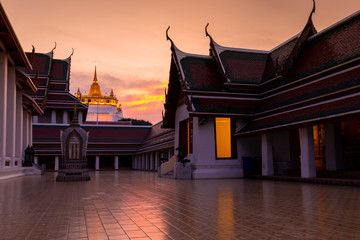 Fototapeta na wymiar Wat Saket 