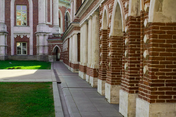 Fototapeta na wymiar the Palace and Park ensemble Tsaritsyno