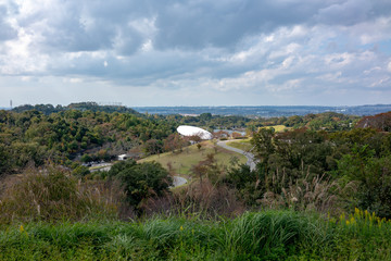 Fototapeta premium 鞍ヶ池公園遠景