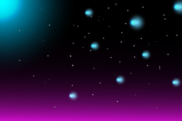 abstract background design, lighting themes, outer space, dark.