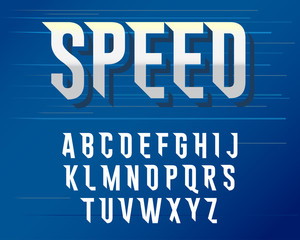 Modern elegant font and alphabet, abc typography design. vector