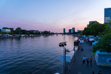 Naklejka premium marina at night