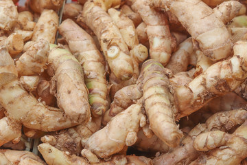 Bunch of Brown Dry Ginger