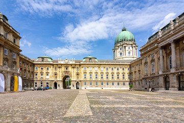 Fototapeta na wymiar Royal palace of Buda, Budapest, Hungary