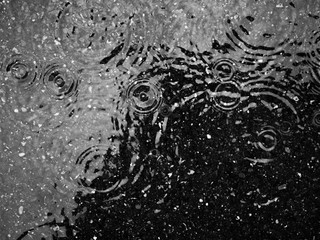 Dramatic Rain Background