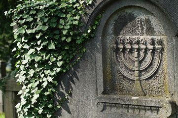 Jüdischer Grabstein in Mülheim an der Ruhr