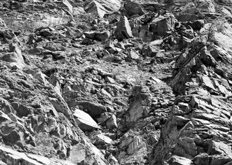 Natural rocks texture from a granite mine