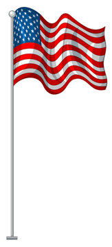 Flag design of United States of America