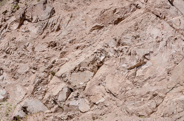 Natural rocks texture from a granite mine