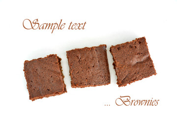 Homemade brownies
