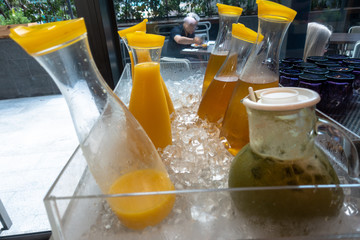 glass of various juices
