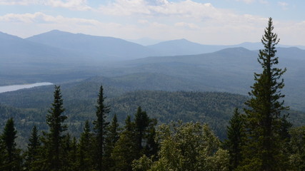 lake in the mountains