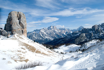 winter in the mountains