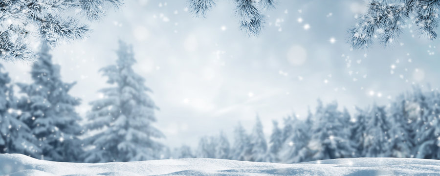 idyllische winterlandschaft