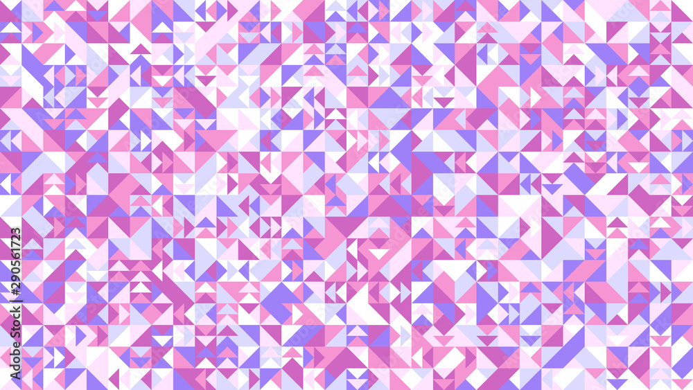 Poster chaotic random geometrical triangle pattern website background - colorful abstract polygonal vector 