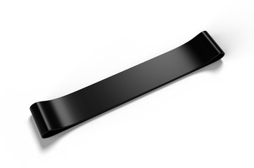 Fitness Resistance  Exercise Loop Band for Branding. 3d render illustration.