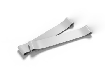 Fitness Resistance  Exercise Loop Band for Branding. 3d render illustration.
