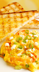 Smoked Salmon and Scrambled Egg Breakfast