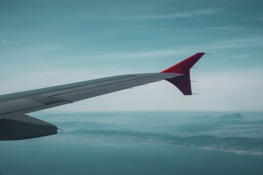aeroplane's  wing