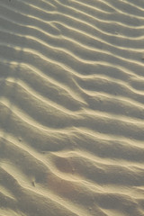 Wind patterns on sand dunes at Jacksonville beach, FL