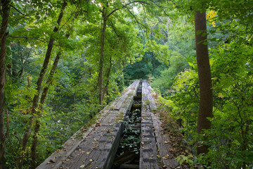 Fototapeta premium Old Railroad Trestle
