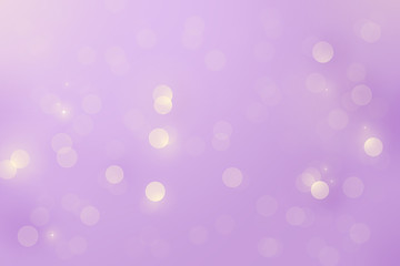 Purple bokeh background in pastel tone