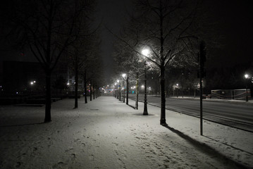 05.01.2008 SChnee in Berlin.Ebertstrasse