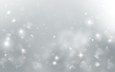 Silver bokeh background	