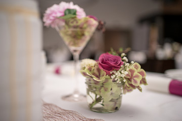 Wedding table decoration