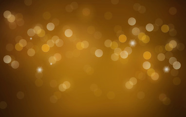 Gold bokeh background	