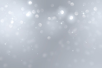 Silver bokeh background	