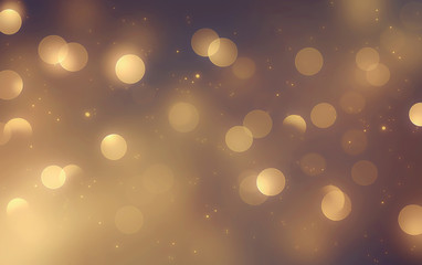 Gold bokeh background	