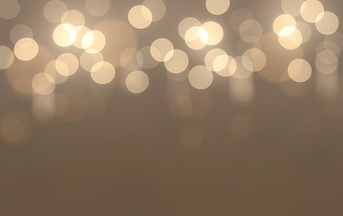 Gold bokeh background	