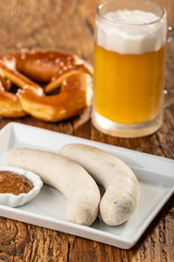 bavarian white sausages