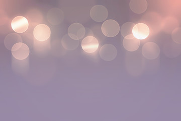 Luxury gold bokeh on purple background for decoration	