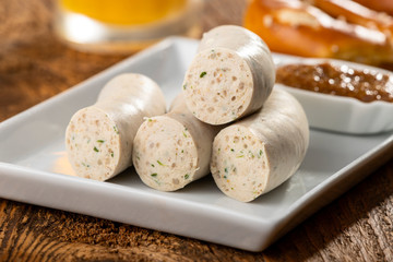 bavarian white sausages