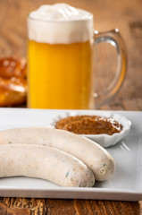 bavarian white sausages