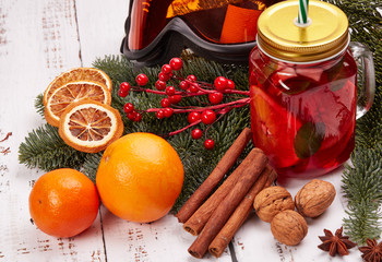 Winter holidays background