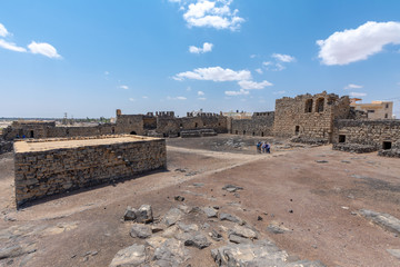 Castle Qazr Al-Azraq - one of the Jordan desert castles. Used by Lawrence of Arabia as a base during the Arab Revolt.