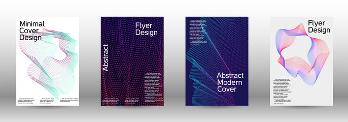 Cover design template set 