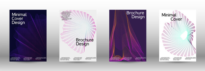 Cover design template set 